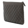 Chanel Medium Quilted Caviar Boy O Case Clutch Secondhand