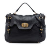 Secondhand Miu Miu Cervo Deerskin Buckles East West Satchel