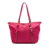 Prada Saffiano Trimmed Tessuto Satchel Secondhand
