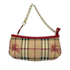 Burberry Haymarket Check Coated Canvas Clara Pochette Secondhand