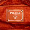 Prada Soft Calf Trimmed Tessuto Satchel Secondhand
