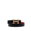 Hermès Epsom and Box Calf Constance H Reversible Belt Secondhand