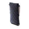 Chanel CC Quilted Lambskin Chain Around Phone Holder Crossbody Secondhand