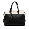Prada Bicolor Saffiano and City Calf Esplanade Satchel Secondhand