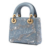 Dior Mini Lambskin I Feel Blue Lady Dior Secondhand