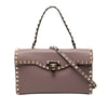 Valentino Small Leather Rockstud Single Handle Flap Secondhand