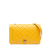 Chanel Crumpled Calfskin Bi Quilted Vintage Full Flap Secondhand