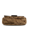 Fendi Zucca Wool Chain Midi Baguette Secondhand