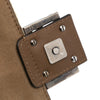Fendi Zucca Wool Chain Midi Baguette Secondhand