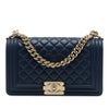 Secondhand Chanel Old Medium Quilted Lambskin Boy Flap