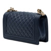 Secondhand Chanel Old Medium Quilted Lambskin Boy Flap