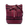 Burberry Overdyed Canvas Horseferry Check Bucket Bag Secondhand