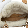 Dior Mini Suede Shearling Cannage Lady Dior Secondhand