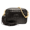 Chanel CC Quilted Lambskin Tassel Camera Bag Secondhand