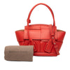 Bottega Veneta Mini Leather Maxi Intrecciato The Arco Tote Secondhand