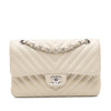 Chanel Small Classic Chevron Lambskin Double Flap Secondhand