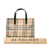 Burberry House Check Coated Canvas Tote Secondhand