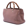 Gucci Medium Calfskin Bamboo Shopper Satchel Secondhand
