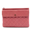 Chanel Medium Iridescent Quilted Caviar Flap Cosmetic Case Secondhand