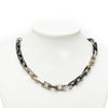 Louis Vuitton Stainless Steel Strass Monogram Chain Necklace Secondhand