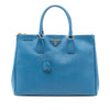 Prada Large Saffiano Lux Galleria Double Zip Satchel Secondhand