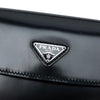 Prada Spazzolato Leather Cleo Flap Shoulder Bag Secondhand
