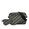 Dior Oblique Canvas Saddle Triple Pouch Secondhand