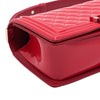 Chanel Old Medium Quilted Patent Acrylic Boy Flap Secondhand