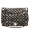 Chanel Quilted Metallic Distressed Lambskin CC Crystal Flap Secondhand