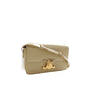 Secondhand Celine Shiny Calfskin Triomphe Claude Shoulder Bag