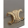 Secondhand Celine Shiny Calfskin Triomphe Claude Shoulder Bag