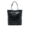 Dior Patent Cannage Lady Dior Soft Shopping Tote Secondhand
