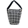 Bottega Veneta Bicolor Velvet Intrecciato Bucket Bag Secondhand