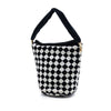 Bottega Veneta Bicolor Velvet Intrecciato Bucket Bag Secondhand