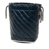 Secondhand Gucci Mini GG Marmont Matelasse Diagonal Leather Torchon Bucket Bag