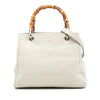 Gucci Small Calfskin Bamboo Shopper Satchel Secondhand