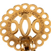 Hermès Gold Plated Bijouterie Fantaisie Clip on Earrings Secondhand
