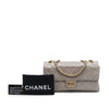 Chanel Jumbo CC Quilted Crumpled Calfskin Straight Flap Secondhand