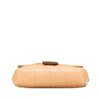 Fendi Zucca Embossed Leather Baguette Satchel Secondhand