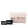Chanel Medium Quilted Caviar Golden Class O Case Clutch Secondhand