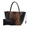 ALAÏA Pony Hair and Leather Leopard Printed Le Hinge Tote Secondhand