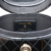 Chanel CC Quilted Patent Vanity Case with Chain Secondhand