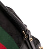 Secondhand Gucci GG Canvas Horsebit Web Chain Bowler Bag