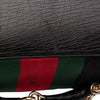 Secondhand Gucci GG Canvas Horsebit Web Chain Bowler Bag