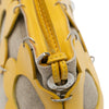 Secondhand Celine Canvas and Leather Cutout Flower Crossbody
