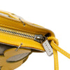 Secondhand Celine Canvas and Leather Cutout Flower Crossbody