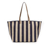 Fendi Large Zucca Canvas Pequin Striped Reversible Roll Tote Secondhand