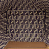 Fendi Large Zucca Canvas Pequin Striped Reversible Roll Tote Secondhand