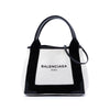 Balenciaga Canvas Navy Cabas Satchel XS Secondhand