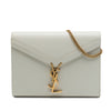 Secondhand Saint Laurent Grain De Poudre Monogram Cassandra Chain Wallet